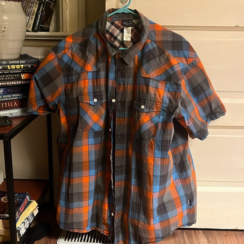 Patagonia short sleeve flannel. XXL.